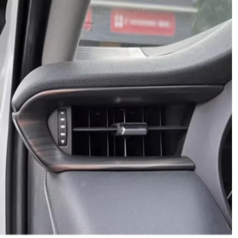 Fit For Toyota Harrier/ Venza2021 2022 2023 2024 ABS Plastic Air Conditioning Outlet Trim Cover Frame Stick Interior Accessories