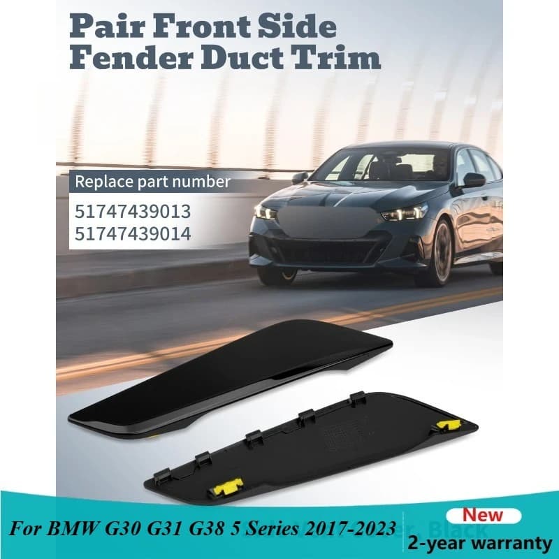 For BMW G30 G31 G38 5 Series 2017-2023 Accessories Front Fender Trim Air Vent Outlet Cover 51747439013 51747439014