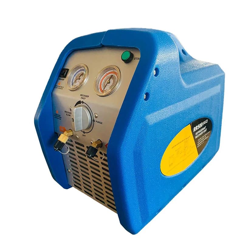 1HP 220 240V 50/60HZ Single Cylinder  Refrigerant Recovery Machine for Vapor and Liquid Model  R500 Portable