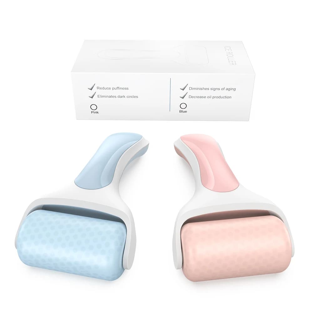 Skin-Care Cold Ice Roller Stainless Steel Massage Skin-Cool Ice Roller Face Massager