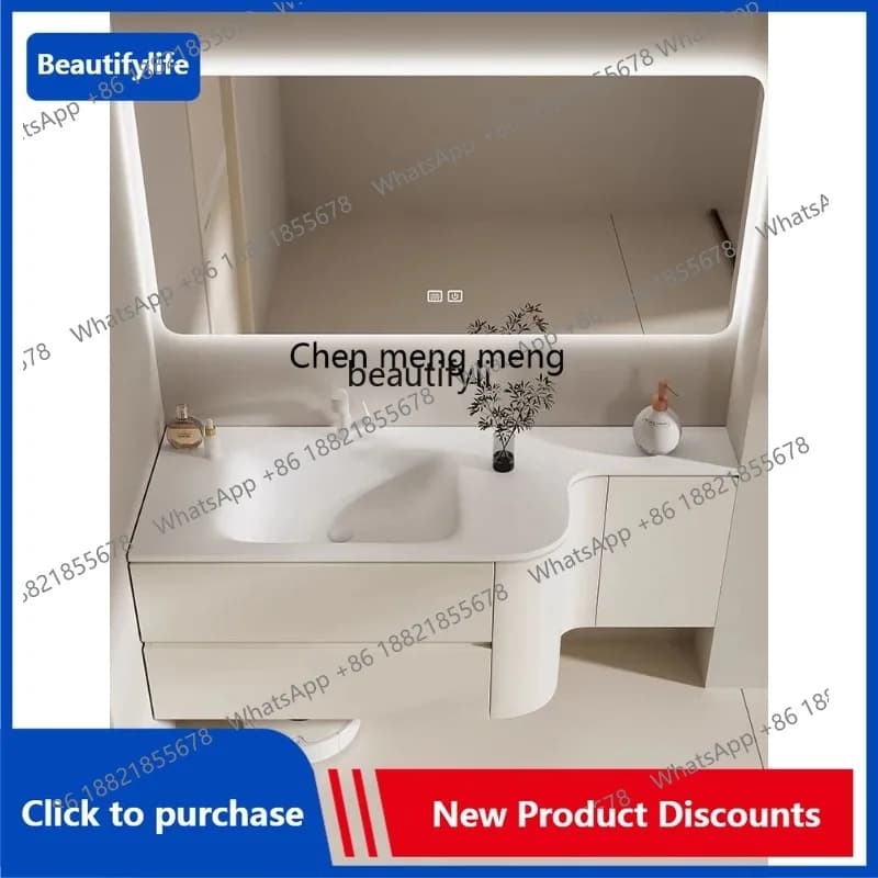 C85 Arc Dresser Whole Washbin Bathroom Cabinet Combination Oak Face Washing Washstand