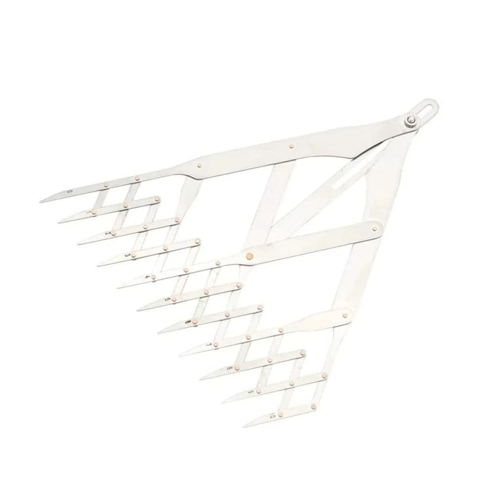 Equally Spacing Sewing Gauge Quick Mark 5/7/11 Teeth Expanding Sewing Gauge Auxiliary Tool Stainless Steel