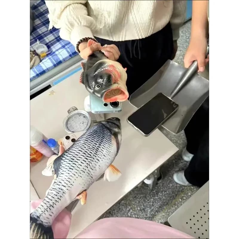 Cute cartoon 3D ugly fish phone case suitable for iPhone 18 17 16 15 14 13 12 11 Pro X XS Max XR 8 Plus SE soft silicone cover
