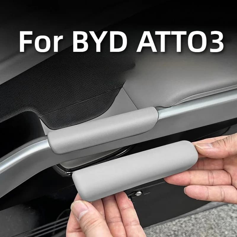 For BYD ATTO3 Car Specialized Interior Modification Door Handle Glove Silicone Protective Cover Car Door Pull Handle Auto
