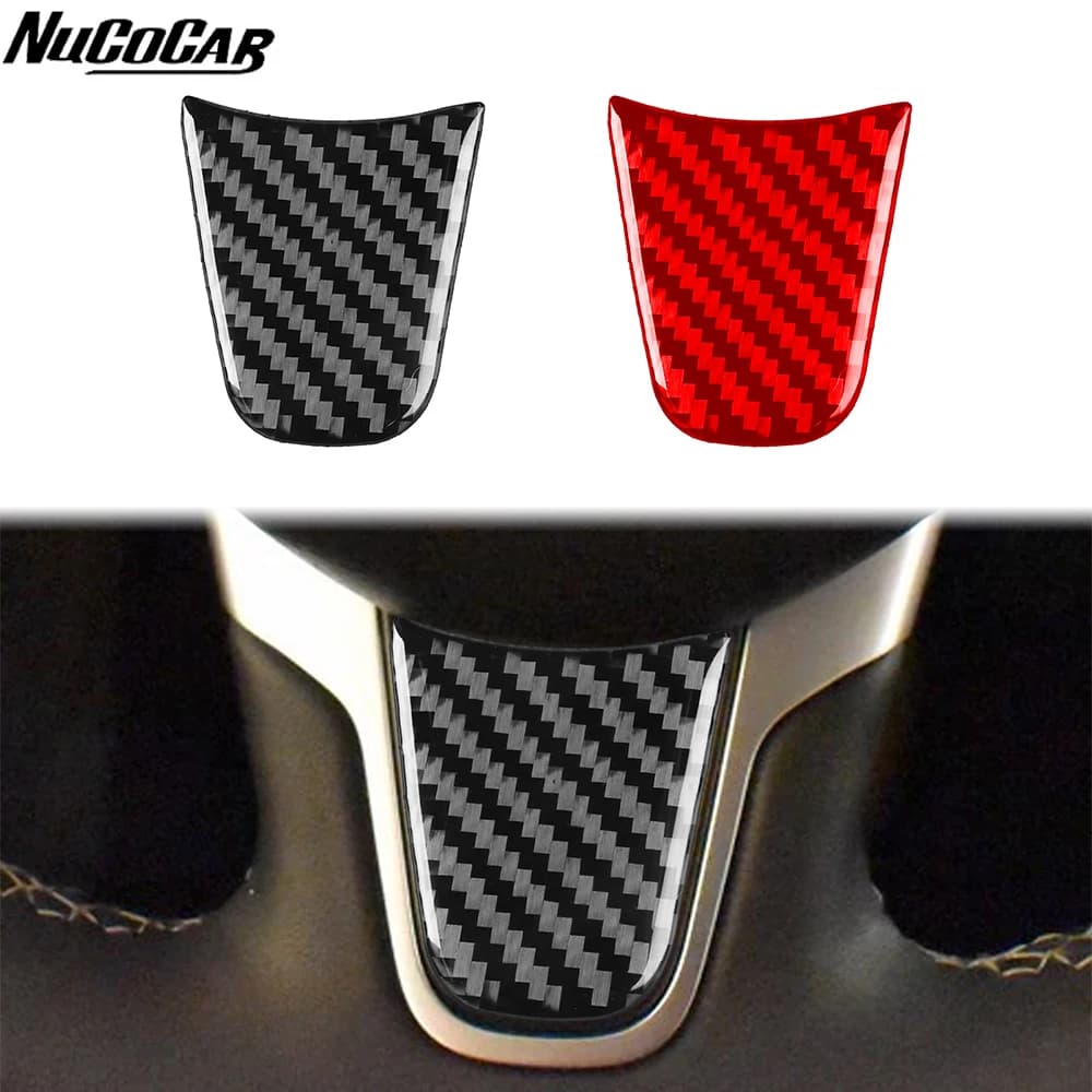For Chrysler 300 300C 2015-2023 Carbon Fiber Steering wheel lower Panel Trim Cover Car Accessories Interior Decorative Stickers