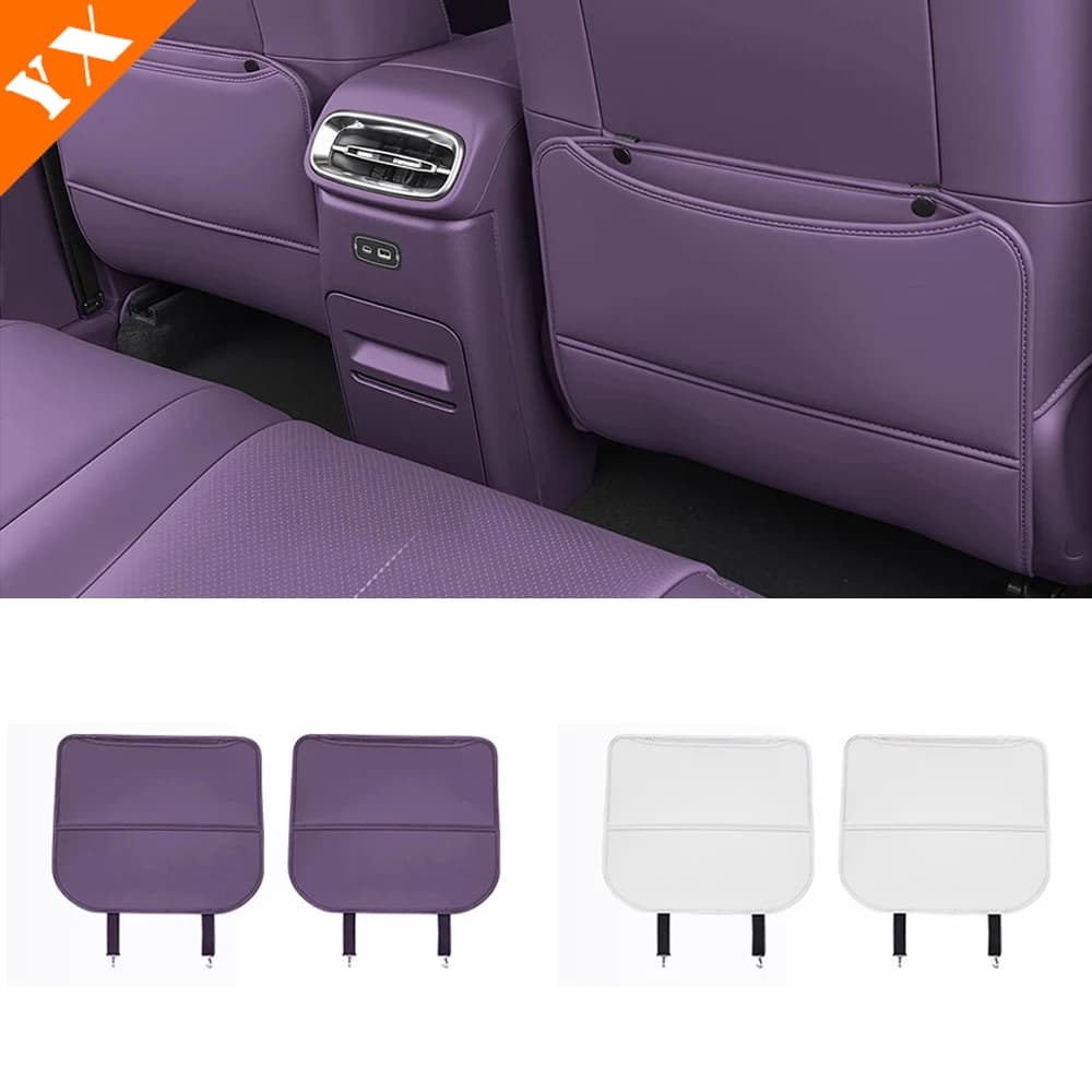 2025 2026 For Leapmotor B10 accessories Primary Color orange Car Seat Rear Anti Kick/dust/scratch Decoration Protection Cover