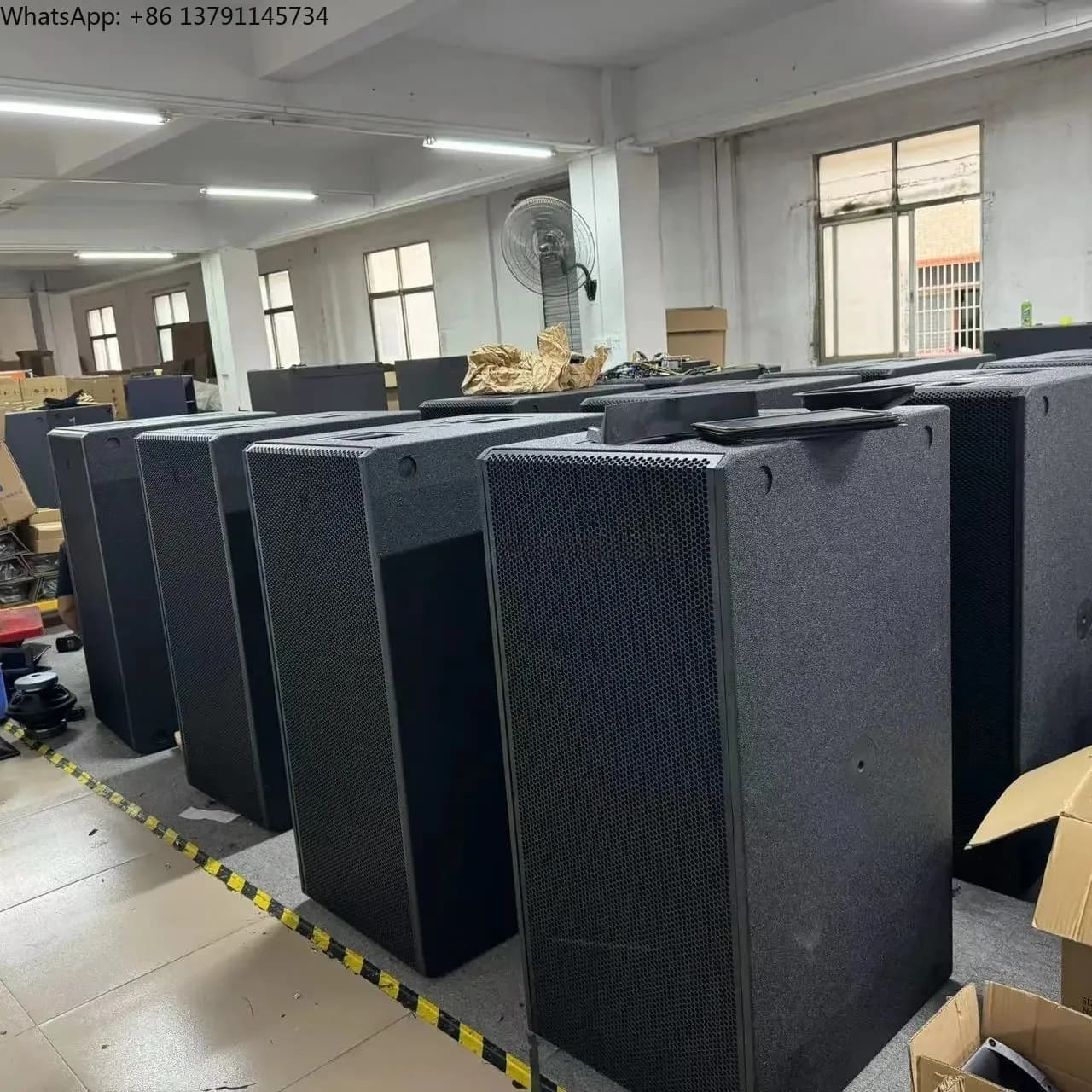 8008-AS Subwoofer Active Double 18 Inch Subwoofer With HDL 6-A Powered  Line Array Speaker  Sound System