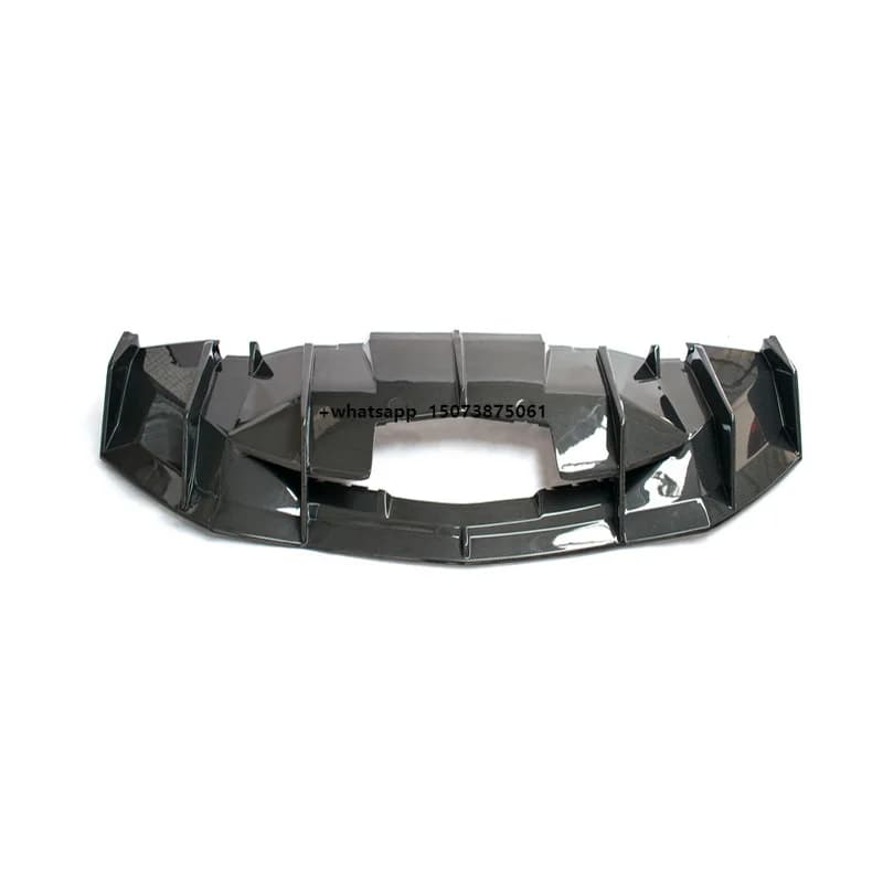 MSY Style Carbon Fiber Car Exterior Parts Rear Diffuser for Lambo Aventador LP700 2011-2015 Carbon Rear Lip