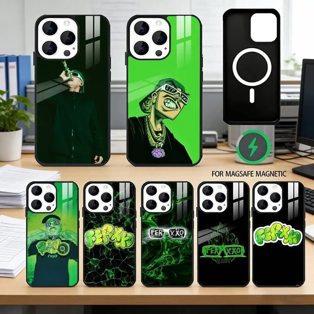 singer Feid Ferxxo SlXDO  Phone Case For iPhone17,16,15,14,13,12,11 Plus,Pro Magnetic with Magsafe Wireless Charging
