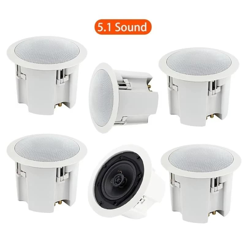 Hot Selling Wireless Wifi Waterproof for Bluetooth Speaker for Home Hotel or Shop Blue Ceiling Speaker