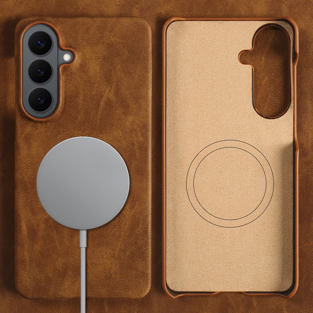 For Magsafe Leather Phone Case For Samsung Galaxy A57 A37 A55 A35 A50 A53 A23 A33 A13 A73 A34 A54 A24 A14 A31 A71 A51 Back Cover