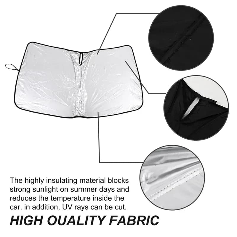 1Pcs Silver tape For Mercedes Benz GL 2006-2012 Car Front Windshield Sunshade Anti-Heat Insulation Cover Interior Accessories