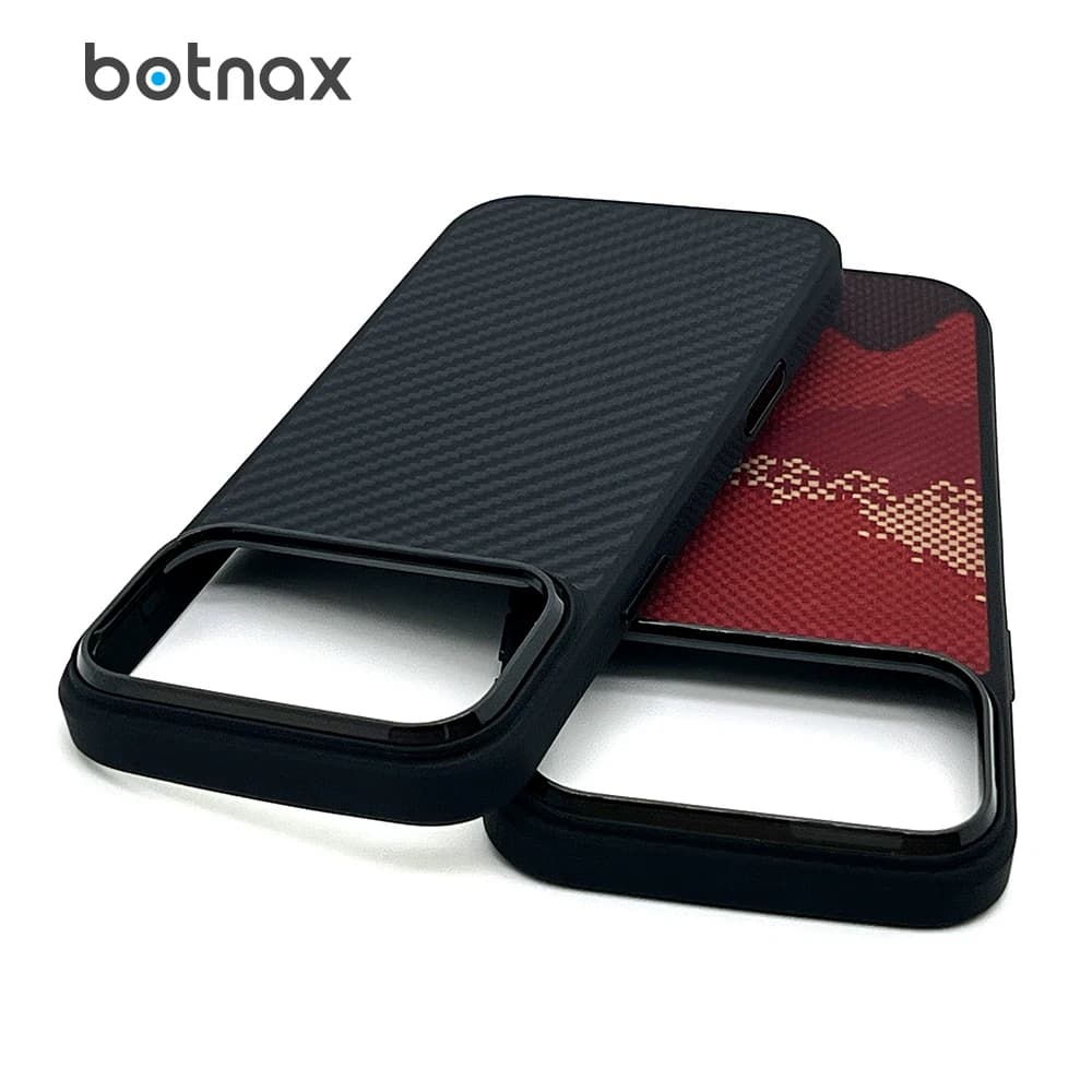 Magnetic Carbon Fiber Cover for iphone 18 Pro Max Soft Silicone Full Body Edge Case 17 Pro Protective Funda Kevlar Aramid Coque