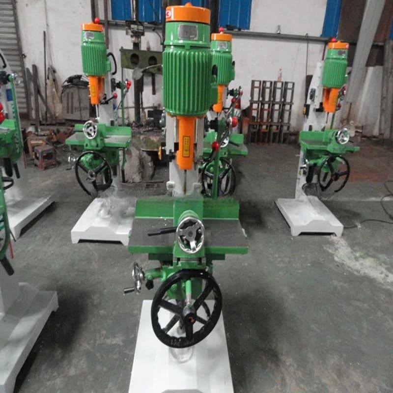 Woodworking machinery and equipment, manufacturing of square eye drills, drilling machines