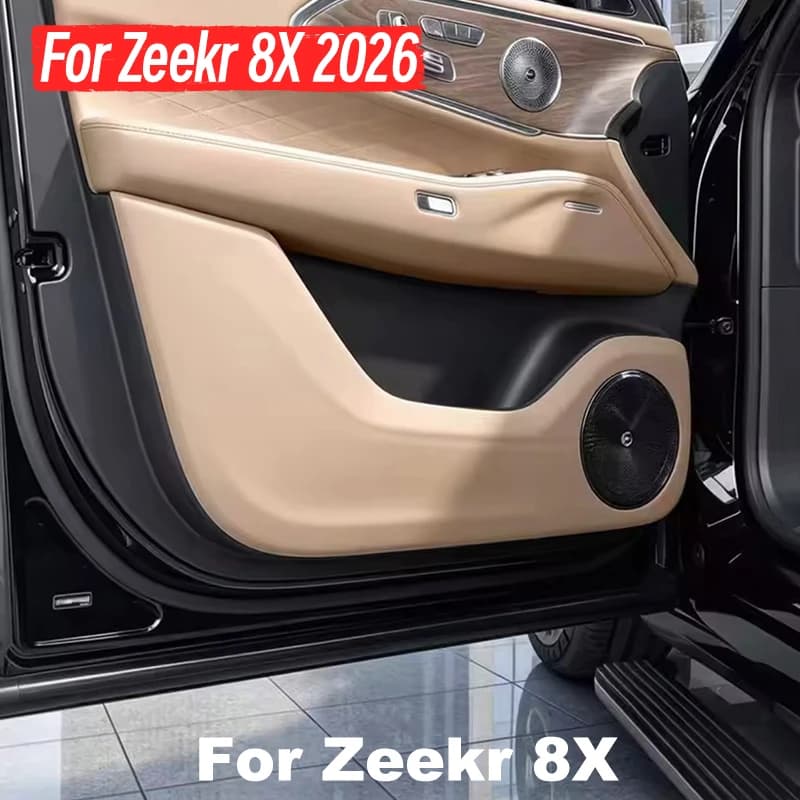 For Zeekr 8X 2026 Car Door Leather Anti-Kick Sticker Mat Side Door Anti-Scratch Protective Stickers Accessories
