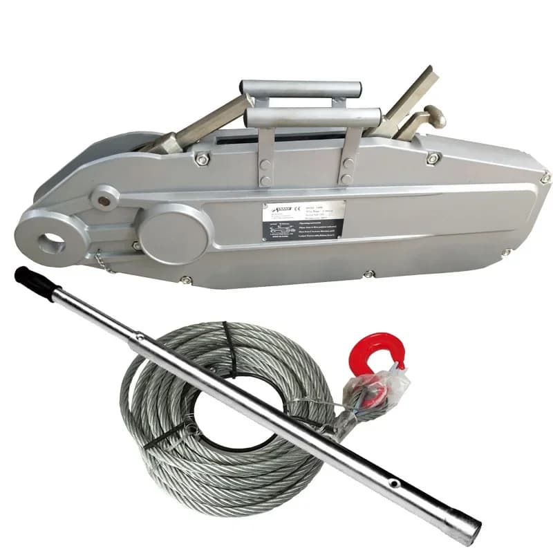 5.4T Toyo Aluminum Alloy Wire Rope Lever Hoist Tractor Hoist