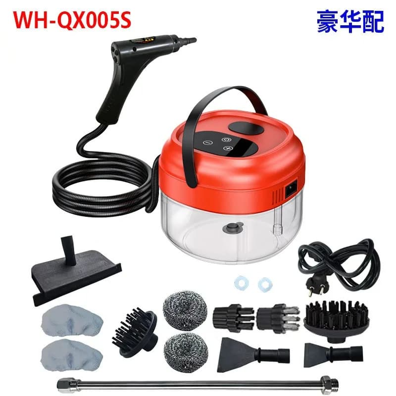 Instant remote control large capacity steam cleaner 6 speed high temperature and high pressure steam cleaner touch