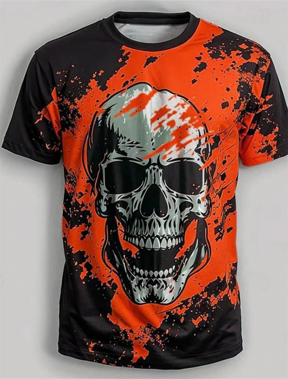 Men's T Shirt Fashion Casual Vintage Dead Skull 3D Print Summer O Neck Comfortable Top Large Tee Men's Outdoor Clothing