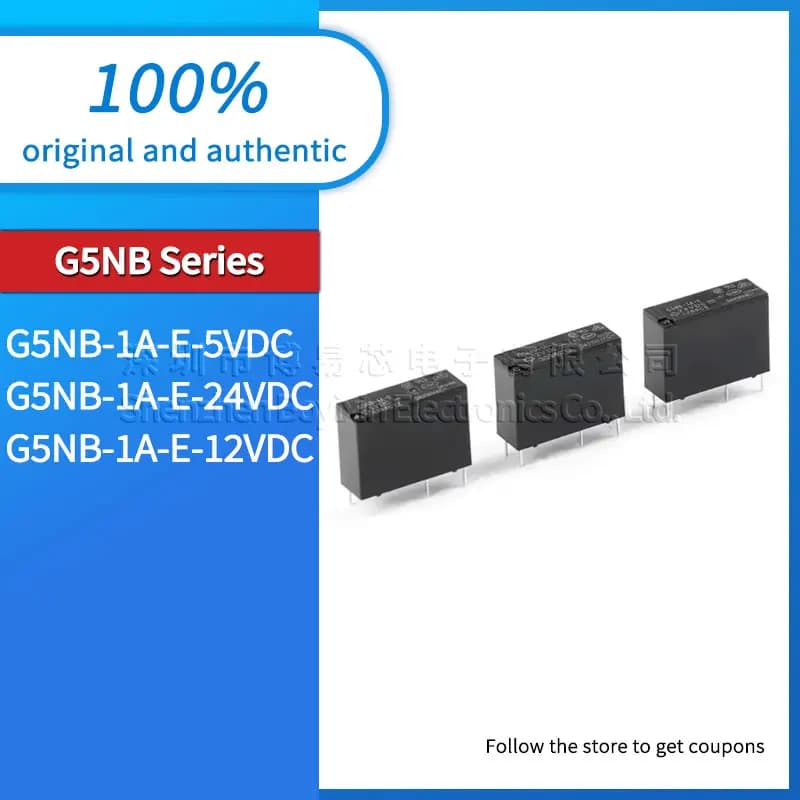 Relay G5NB-1A-E-12VDC G5NB-1A-E-24VDC G5NB-1A-E-5VDC 5V 12V 24V 5A 4Pin 250VAC G5NB-1A-E G5NB 1A E 5VDC 24VDC 12VDC