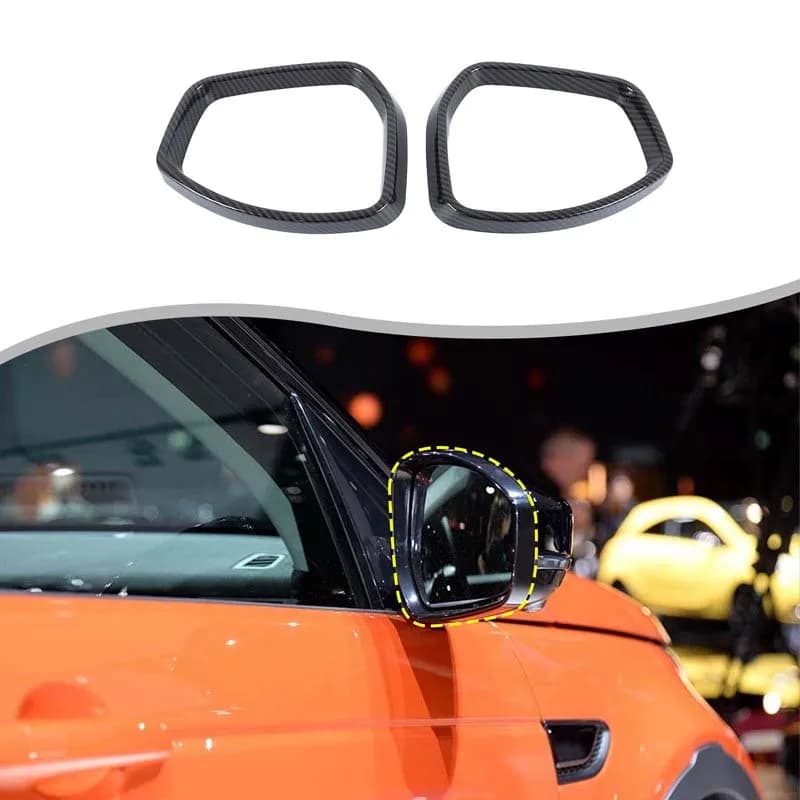 Rearview Mirror Cover Side Mirror Frame Trim For Land Rover Range Rover Evoque L551 Discovery Sport L550 For Jaguar F-Pace X761
