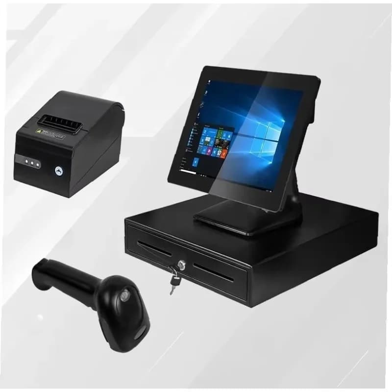 Checkout page end point with printer cash drawer pos system