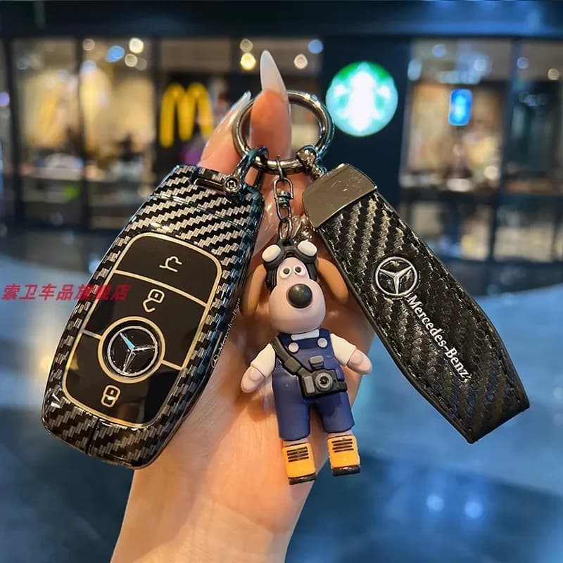 Car Remote Key Case Cover Shell Fob For Mercedes Benz A C E S G Class W177 W205 W213 X167 W222 CLA GLE GLB GLS AMG Maybach