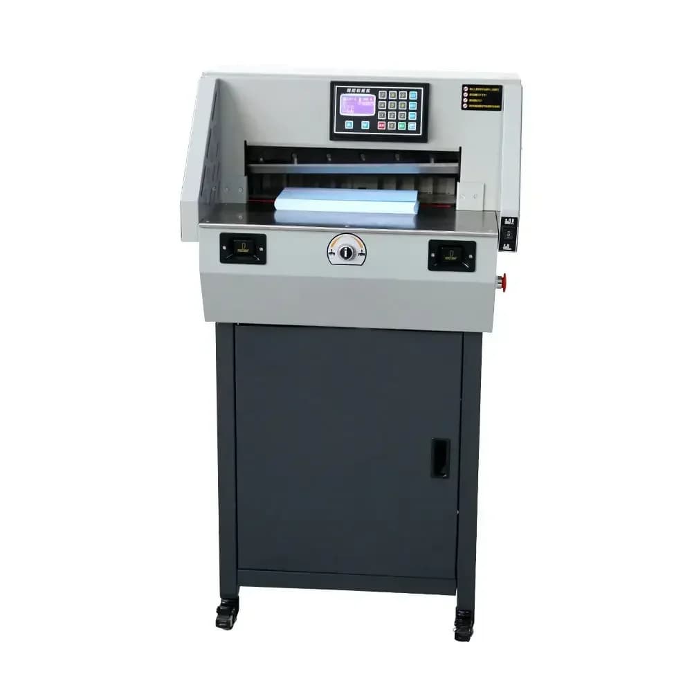 Heavy- A3 A4 Paper Cutter Machine Automatic Electric Desktop Paper Trimmer Thick Cutting Capacity Paper Cutter Machine