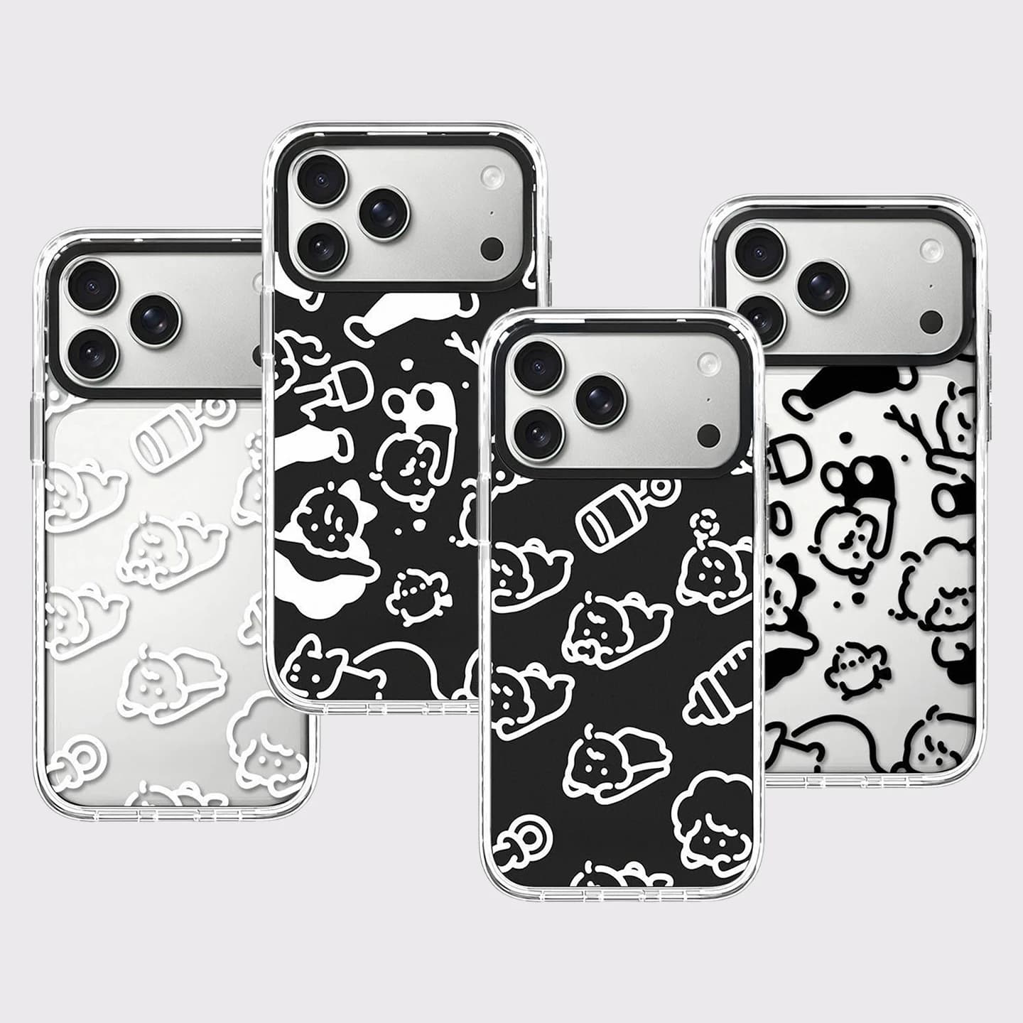 6090674 White Border Magnetic Phone Case Cover for IPhone 13 14 15 16 17 18 Pro Max Case