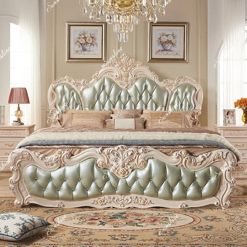 Villa large apartment luxury 2.0* 2.2m double bed solid wood leather double bed