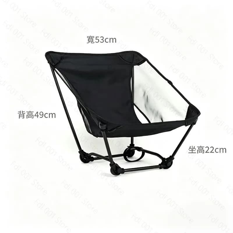 Moon Chair Hiking Camping Mesh Ground Chair Four-legged Ultra-light Outdoor Lightweight Folding Legless Chair