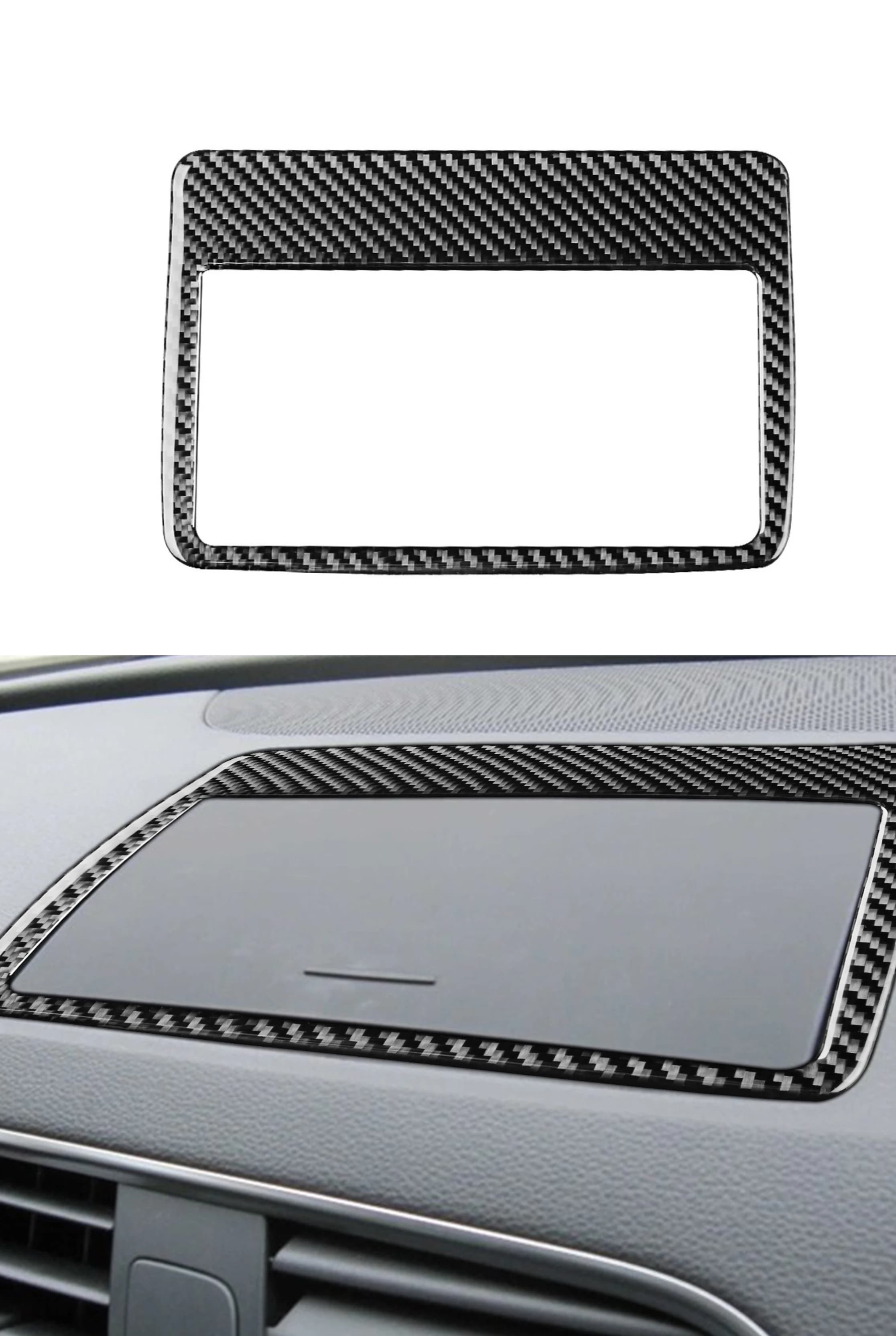 for Audi Q3 2013 2014 2015 2016 2017 2018 Central Control Navigation  Decoration Cover Trim Sticker Decal  Car Accessories