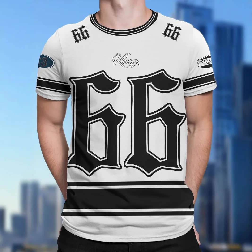 Retro T-shirt Cross-border Digital Printing Casual Summer Men's Short Sleeve Sports New Style Printed Shirt