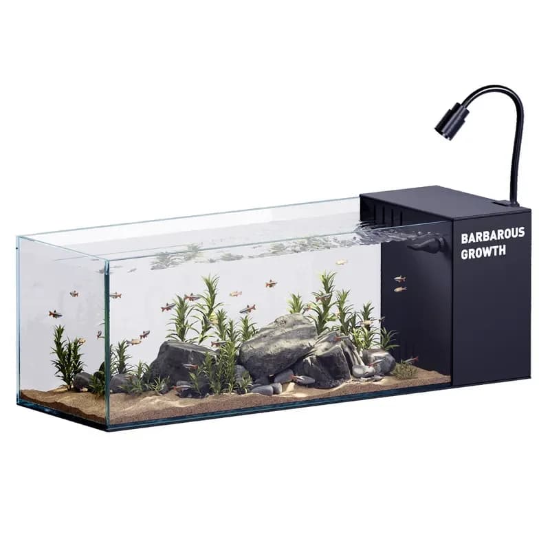 for Desktop Stream Tank Side Filter Fish Tank Small Living Room 2025 New Ecological Landscaping Filter Oxygen Production