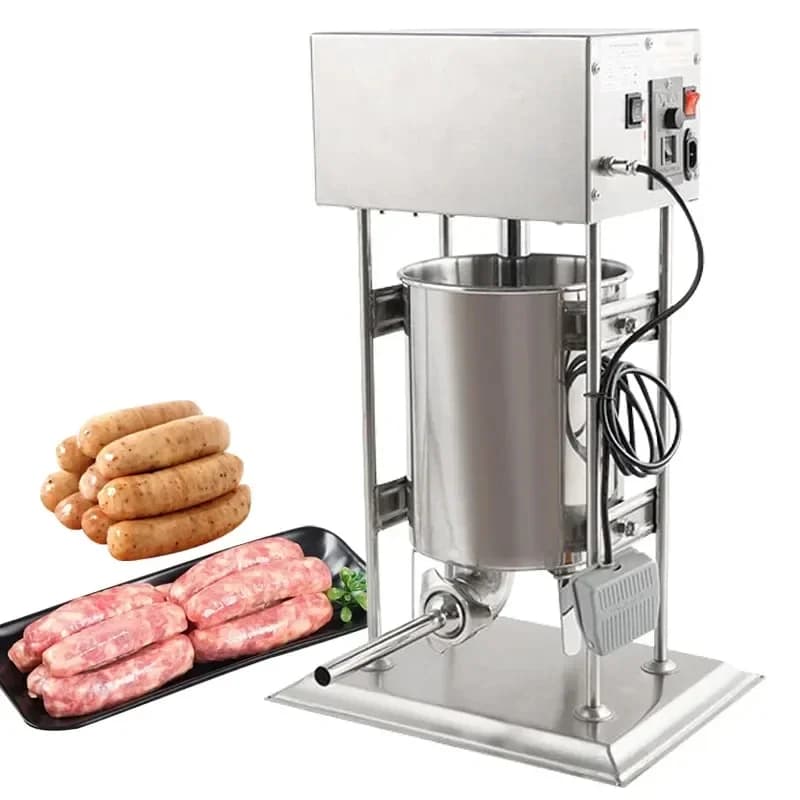 Stainless steel meat processing machinery sausage making sausage filling machine