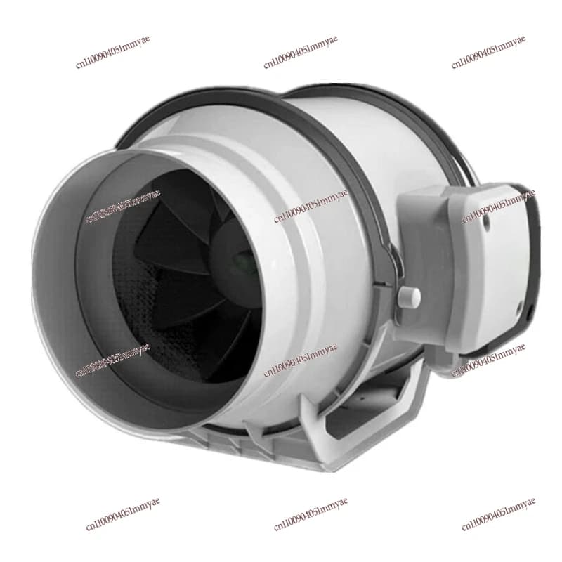 Diagonal Flow Pressurized Pipe Fan Smoke Exhaust Kitchen Bathroom Exhaust Fan Exhaust Fan Blower Large Air Volume