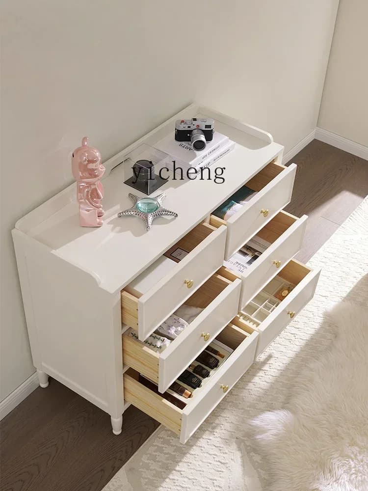 b3 Modern Solid Wood Chest of Drawers Storage Simple Home with Drawer Cabinet