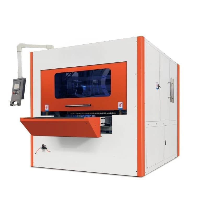 Metal deburring machine, wet deburring equipment, parts polishing machine