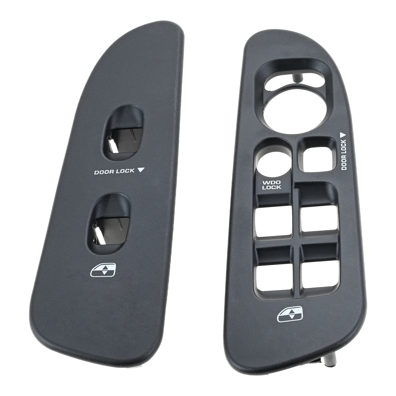 2Pcs Door Window Switch Bezel Front Driver and Passenger Side For Dodge Ram 1500 2500 3500 Truck Quad Cab Mega Cab 3 Colors