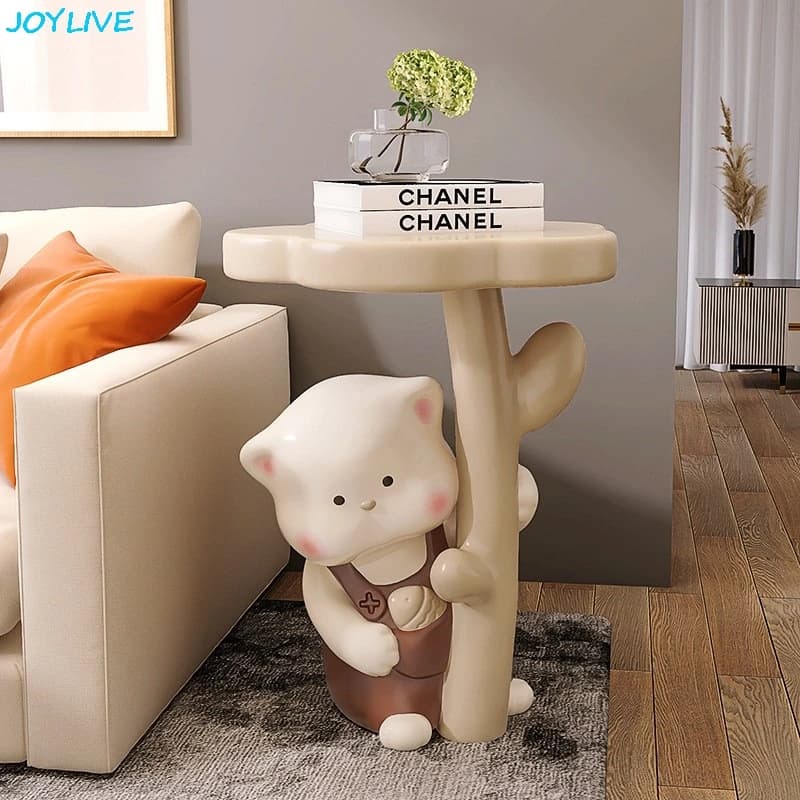 Cream Style Creative Design Can Be Used As A Home Living Room Coffee Table Shelf Cute Small Apartment Side Cabinet Sofa Side New