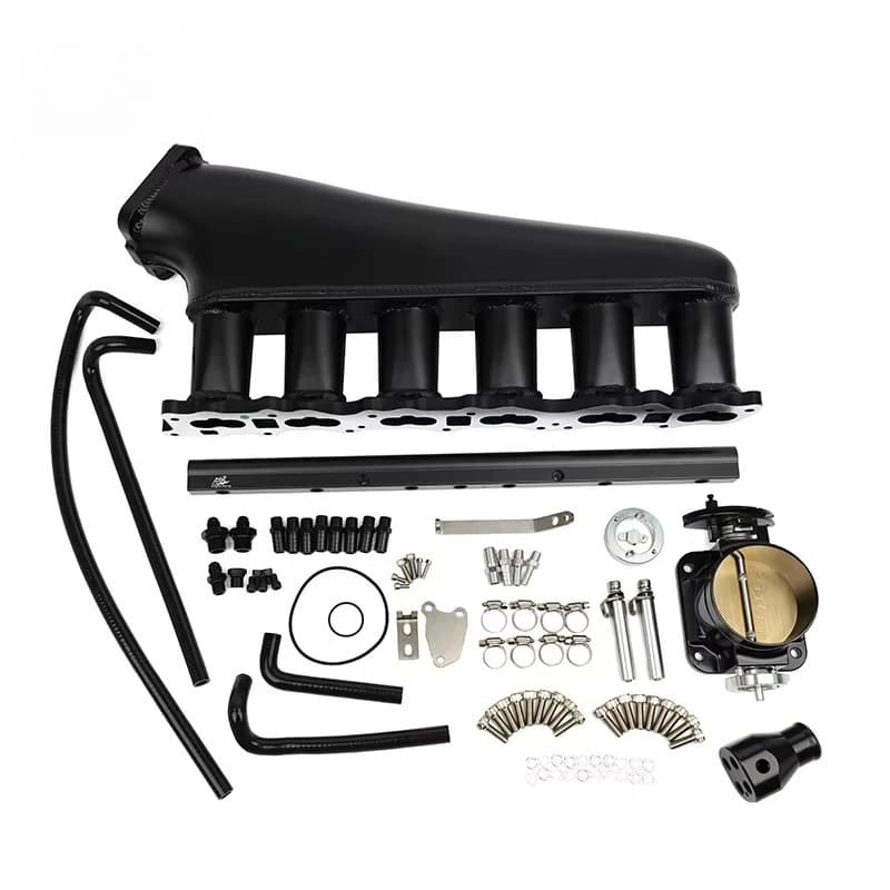 forRacing Car Parts RB25DET Intake Manifold 6061 Aluminum with Fuel Rail for Nissan RB25 Skyline Stagea