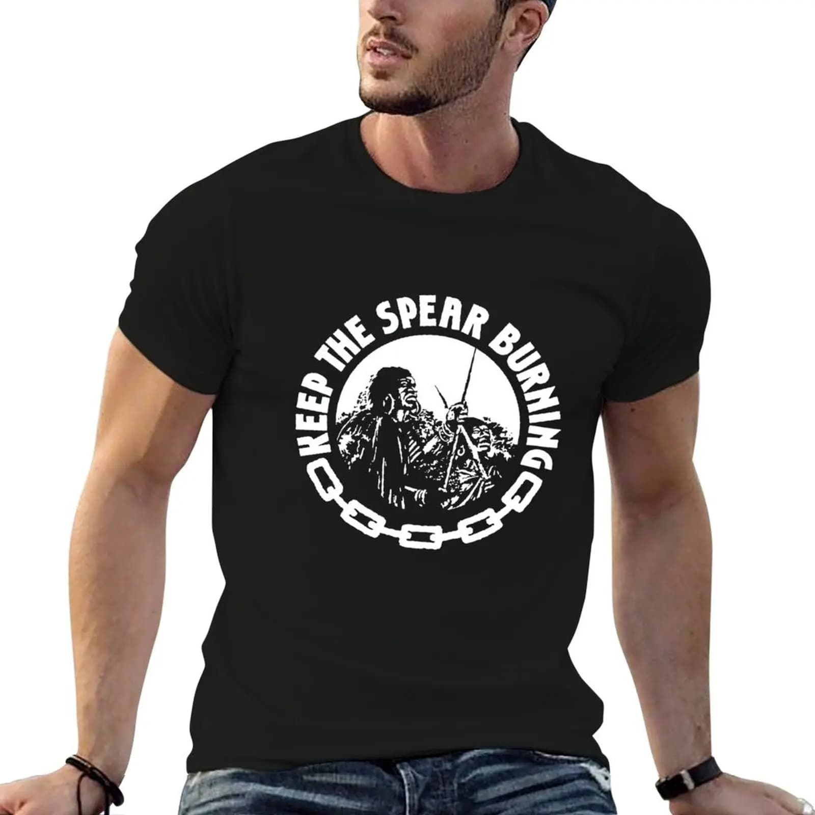 Burning Spear T Shirt T-Shirt Halloween Theme T-Shirt