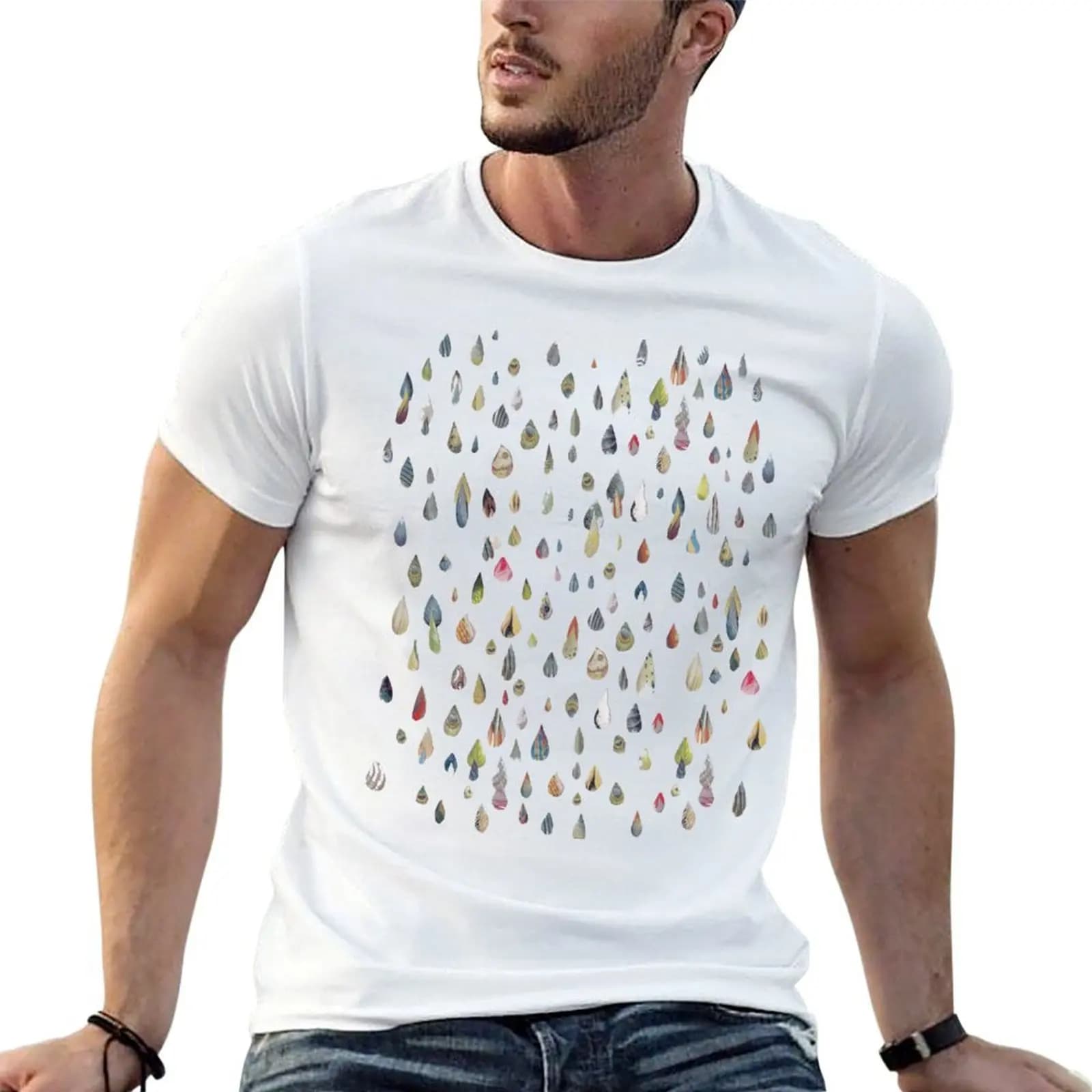 Drops T-Shirt new edition valentines boutique clothes t shirt for men