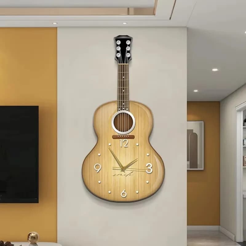 Art Nordic Design Wall Clocks Luxury Fancy Sticker Large Living Room Wall Clock Aesthetic Unique Reloj De Pared Para Sala Decor