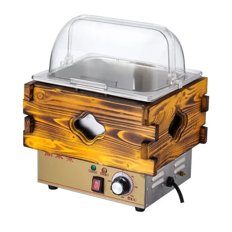 Commercial wooden frame Oden cooking machine electric heating Malatang stall snack equipment wooden frame electric heatin