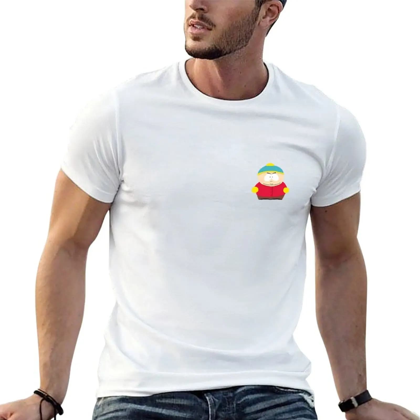 Eric Cartman T-Shirt graphics blacks mens cotton t shirts