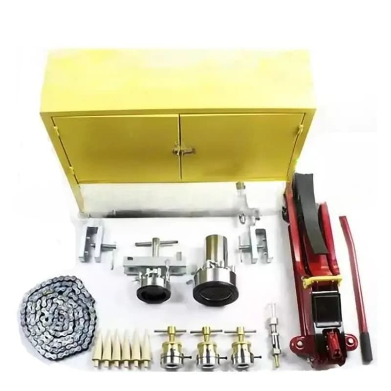 Plugging emergency toolbox with pressure European standard cylinder leakage repair tool