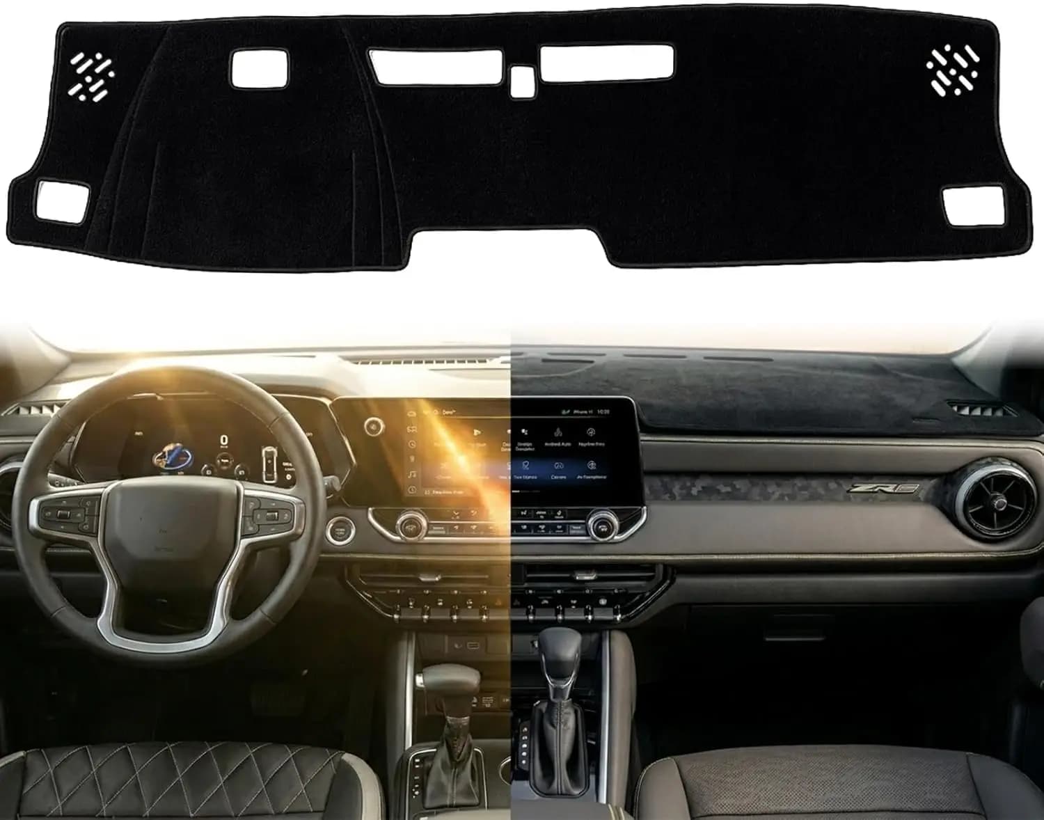 Dashboard Cover fit for Chevy Chevrolet Colorado 2023 2024 2025 2026 Dash Cover Nonslip Dash Mat Pad Protector