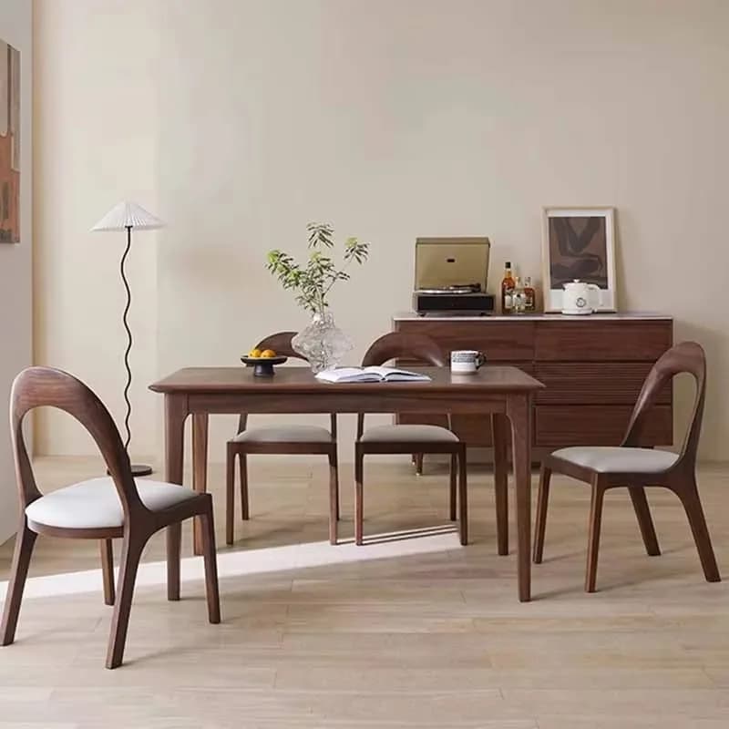 Light Luxury Dining Table Chairs Unique Wooden Space Saving Restaurant Tables Living Room Modern Mesas De Jantar Home Furniture