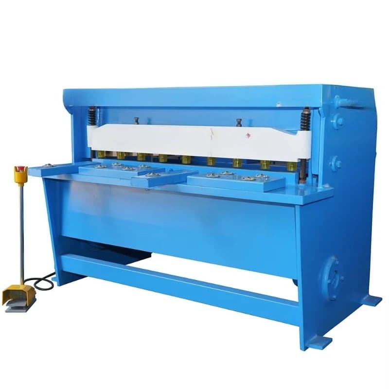 Manual industrial shearing machine, used for steel plate cutting, energy-saving pump motors and PLC core components