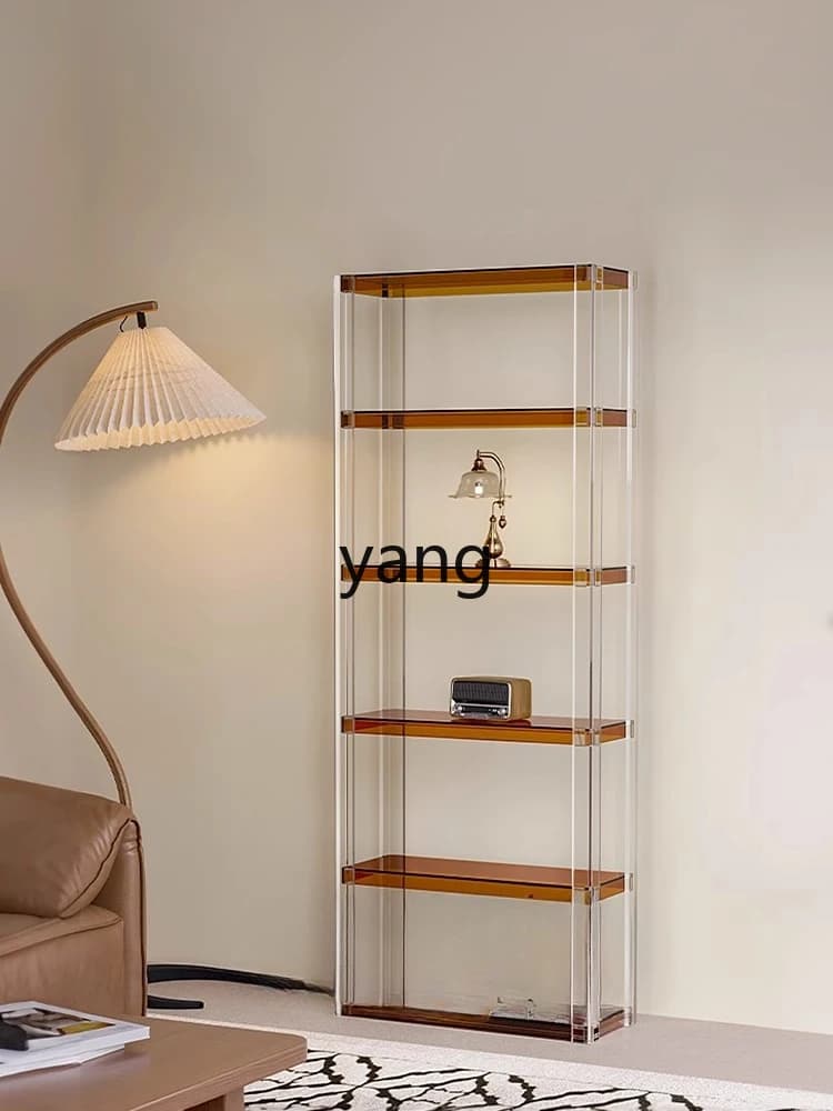 LH,  bookshelf acrylic shelf display cabinet living room integrated against the wall bedroom storage corner bookcase floor shelf